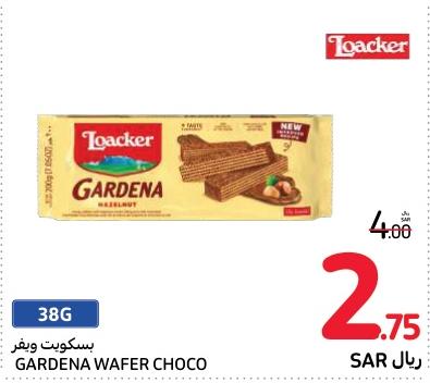 Loacker Gardena  Wafer Choco with Hazelnut 38  GM 