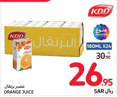 Kdd Orange Juice 180ML x 24