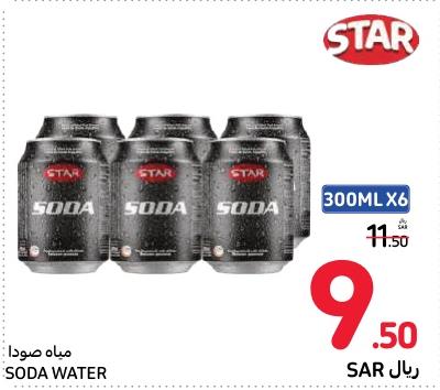 Star Soda Water 6x300ml