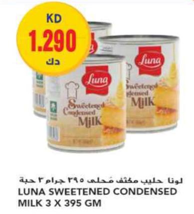 Luna Sweetened Condensed Milk 3 x 395 GM