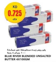 BLUE RIVER BLENDED UNSALTED BUTTER 4X100GM