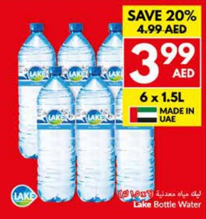 Lake Bottle Water  6 x 1.5L