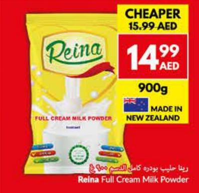 Reina Full Cream Milk Powder 900gm 