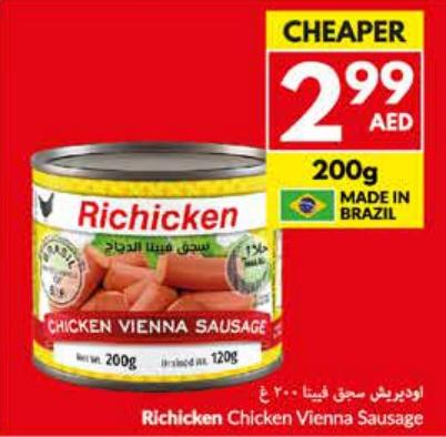 Richicken Chicken Vienna Sausage 200g