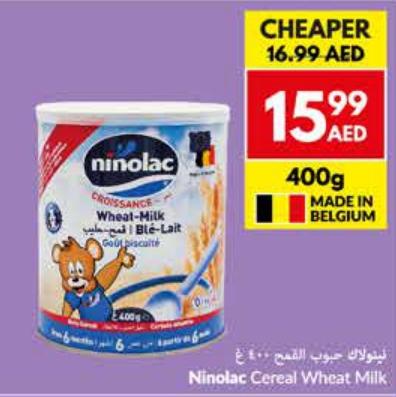 Ninolac Cereal Wheat Milk 400gm