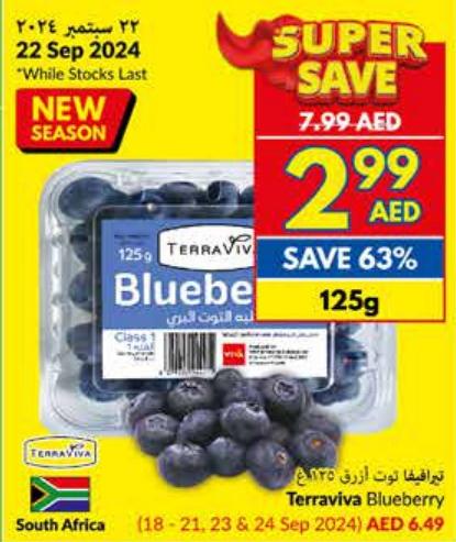 Terraviva Blueberry 125g 