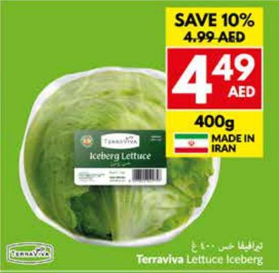 Terraviva Iceberg Lettuce 400g