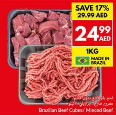 Brazilian Beef Cubes/ Minced Beef 1kg