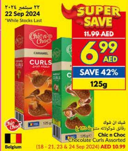 Chic n Choc Chocolate Curls Assorted