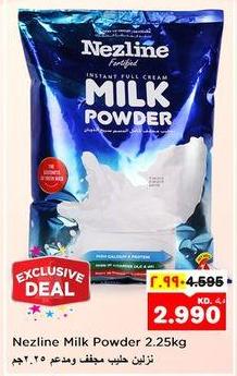 Nezline Instant Full Cream Milk Powder 2.25KG