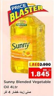 Sunny Blended Vegetable Oil 4 Ltr 