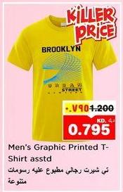 Men's Graphic Printed T-Shirt assorted 