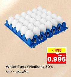 White Eggs (Medium) 30's