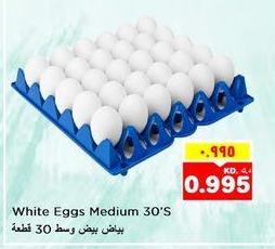 White Eggs Medium 30'S