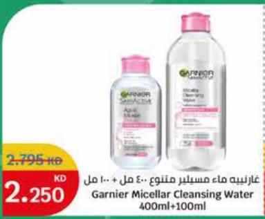 Garnier Skin Active	Micellar Water 400 + 100 ml 