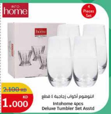 Intohome 4pcs Deluxe Tumbler Set Assorted