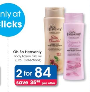 Oh So Heavenly Body Lotion 375 ml (Excl. Collections)