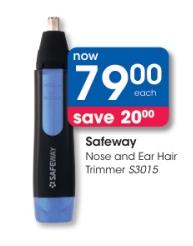 Safeway Nose and Ear Hair Trimmer S3015