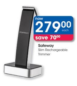 Safeway Slim Rechargeable Trimmer 