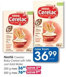 Nestlé Cerelac Baby Cereal with Milk Just Add Water Regular Wheat