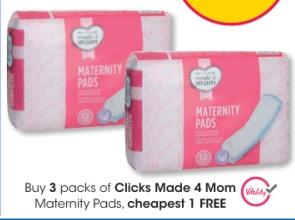 Clicks Made 4 Mom Maternity Pads