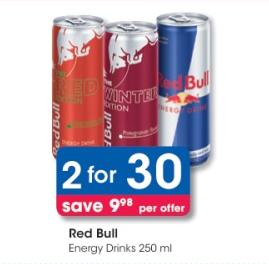 Red Bull Energy Drinks 250ml