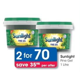 Sunlight Pine Gel