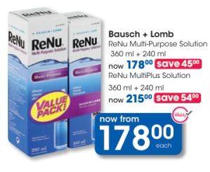 Bausch + Lamb ReNu Multi-Purpose Solution 360ml +240ml