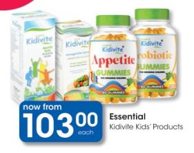 Essentail Kidvite Kids' Products