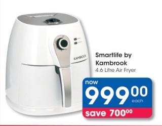 Smartlife by Kambrook 4.6 Litre Air Fryer