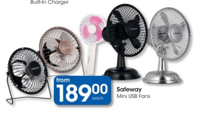 Safeway Mini USB Fans 