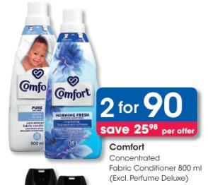 Comfort Concentrated Fabric Conditioner