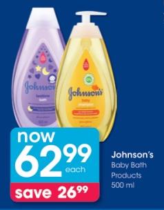 Johnson's Baby Bath Products 