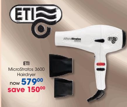 ETI MicroStratos 3600 Hairdryer