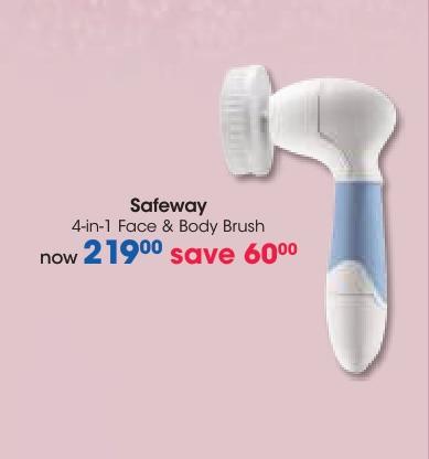 Safeway 4-in-1 Face & Body Brush