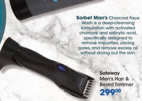 Sorbet Man's Charcoal Face Wash is a deep-cleansing formulation with activated charcoal and salicylic acid, specifically designed to remove impurities, unclog pores, and remove excess oil without drying out the skin.