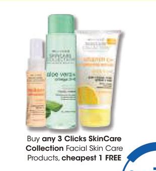 Buy any 3 Clicks SkinCare Collection Facial Skin Care Products, cheapest 1 FREE