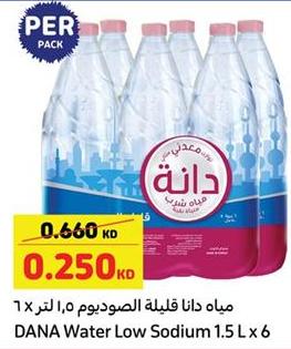 DANA Water Low Sodium 1.5 L x 6