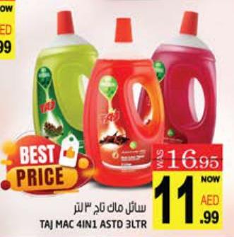 Taj Mac 4in1 assorted laundry detergent 3LTR