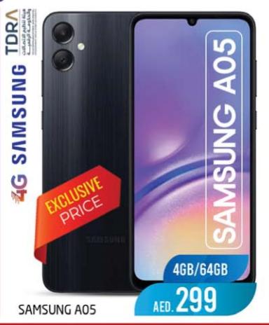 Samsung A05 smartphone with 4GB RAM and 64GB storage