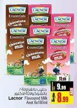 Lacnor Flavoured Milk Assorted 8X180 ML