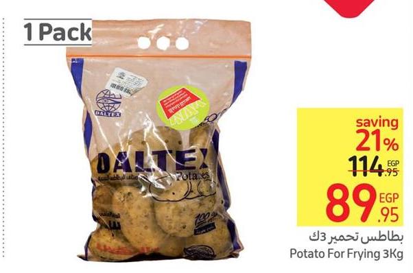 Daltex Potato For Frying 3Kg