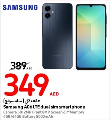 Samsung A06 LTE dual sim smartphone