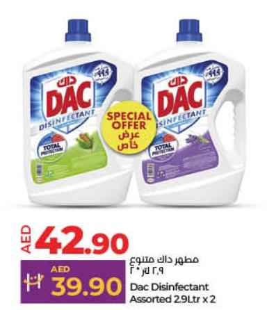 Dac Disinfectant Assorted 2*2.9LTE