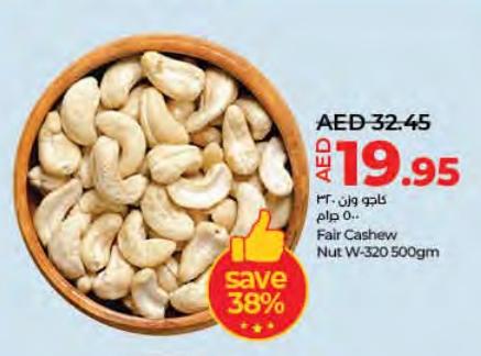 Fair Cashew Nut W-320 500gm