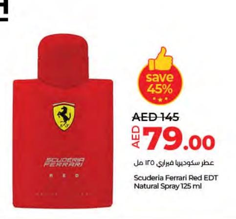 Scuderia Ferrari Red EDT Natural Spray 125ml