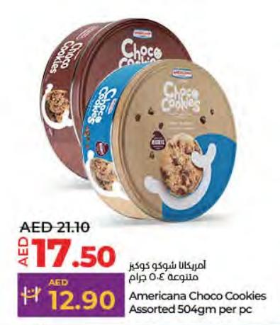 Americana Choco Cookies Assorted 504gm per pc