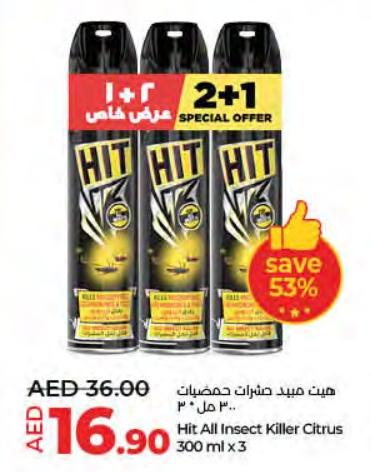 Hit All Insect Killer Citrus 300 ml x 3