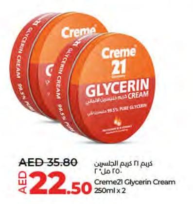 Creme21 Glycerin Cream 250ml x 2