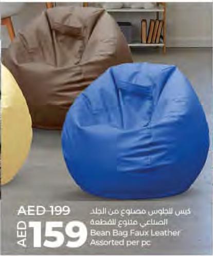 Bean Bag Faux Leather Assorted per pc